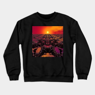 Sci Fi Sunset Crewneck Sweatshirt